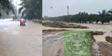 Departamentos que están en alerta verde por fuertes lluvias en Honduras