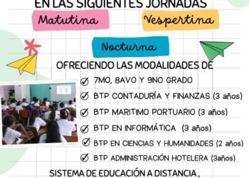 Instituto Santos Guardiola Anuncia apertura de matricula