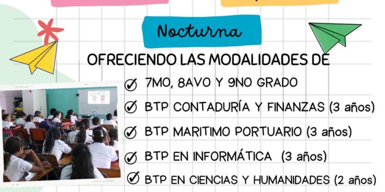 Instituto Santos Guardiola Anuncia apertura de matricula