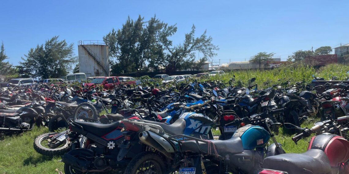 No hay espacio para mas Motocicleta decomisadas por distintas faltas