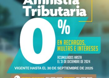 Vigente Amnistía Tributaria Municipal 2025