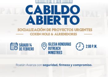 Cabildo Abierto en Coxen Hole